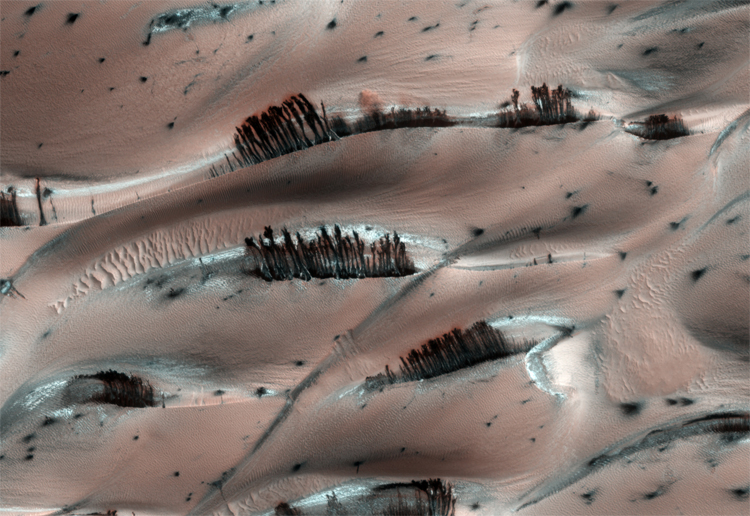 Dunas polares de Marte