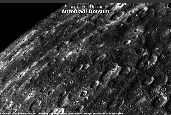 Superficie de Mercurio
