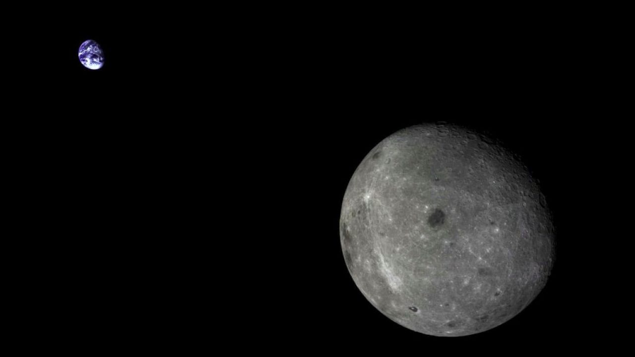 Chang'e 5 T1 desde la cara oculta de la Luna