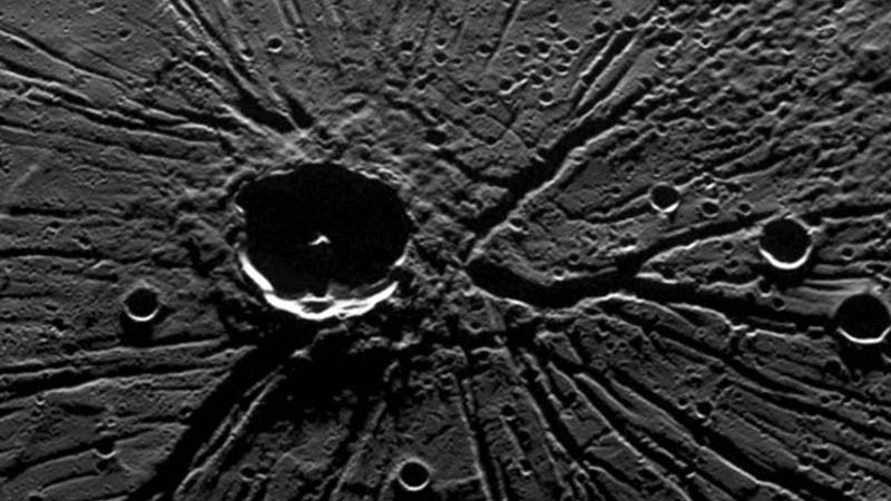 Pantheon Fossae en Mercurio