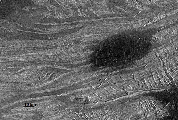 Tesserae en la región de Ovda de Venus