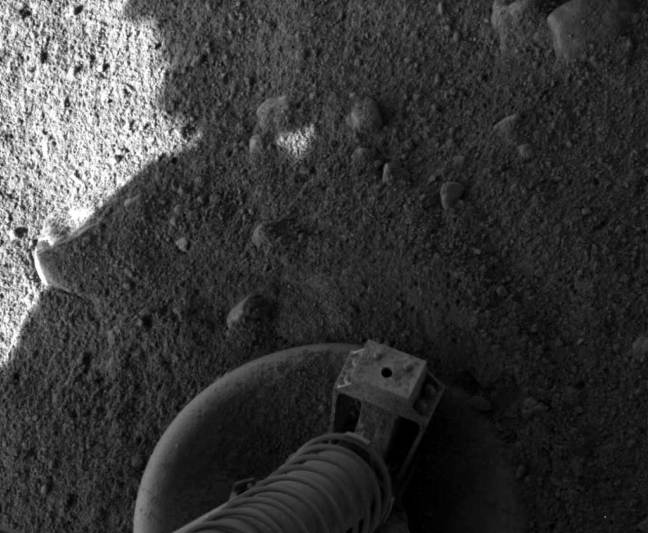 Superficie marciana captada por la Phoenix Mars Lander