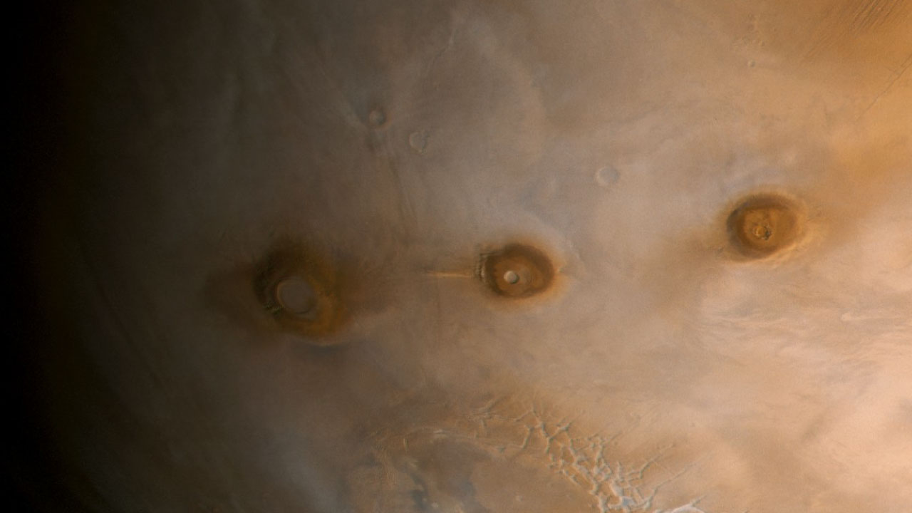 Tharsis Montes en Marte