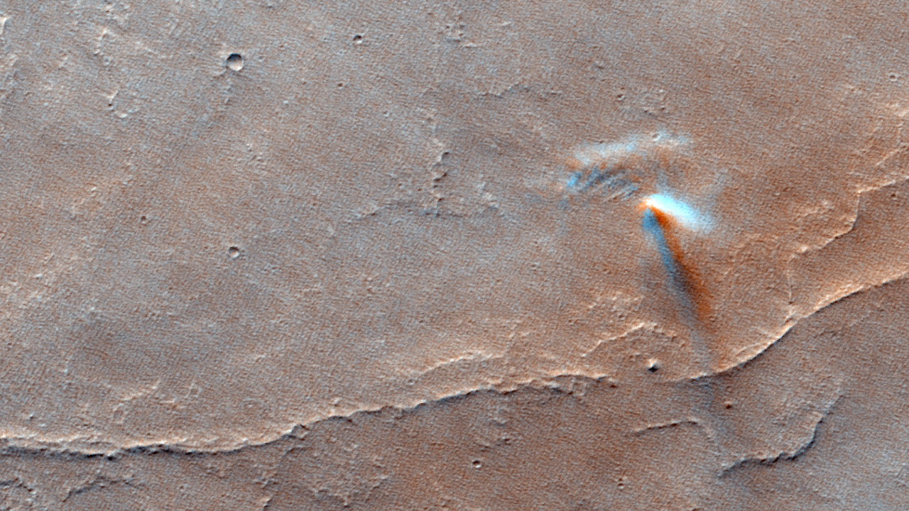 Dust devil en Marte