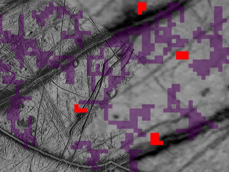 Detectan amoníaco en la superficie de Europa a partir de datos históricos de&nbsp;Galileo